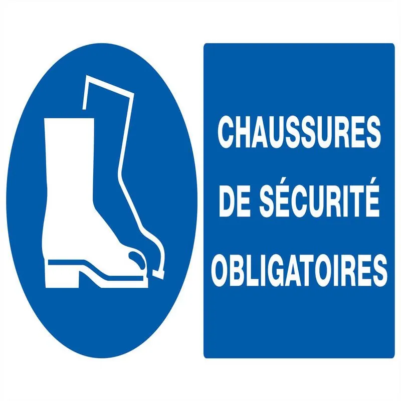 Panneau CHAUSSURES SECURITE OBLIGAT. N Taliaplast 721518