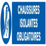 Panneau CHAUSSURES ISOLANTES OBLIGATOI Taliaplast 720516