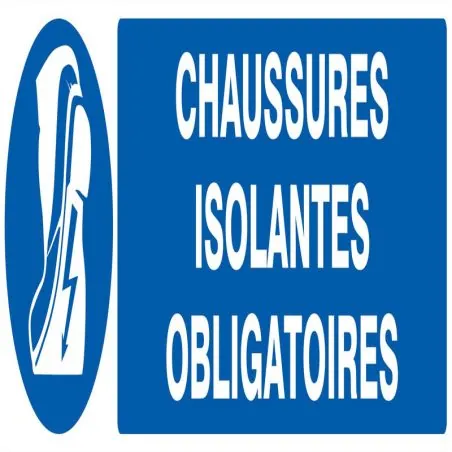 Panneau CHAUSSURES ISOLANTES OBLIGATOI Taliaplast 720516