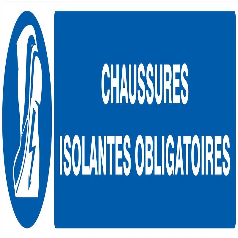 Panneau CHAUSSURES ISOLANTES OBLIGATOI Taliaplast 725516