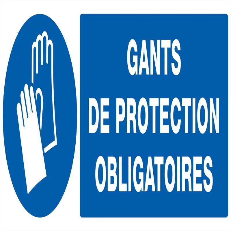 Panneau GANTS DE PROTECTION OBLIGAT. N Taliaplast 726517