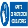 Panneau GANTS DE PROTECTION OBLIGAT. N Taliaplast 726517
