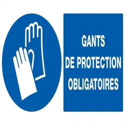 Panneau GANTS DE PROTECTION OBLIGAT. N Taliaplast 721517