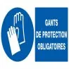 Panneau GANTS DE PROTECTION OBLIGAT. N Taliaplast 721517