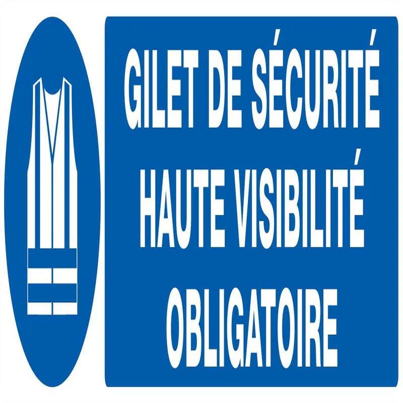 Panneau GILET DE SECURITE HAUTE VISIBI Taliaplast 720513