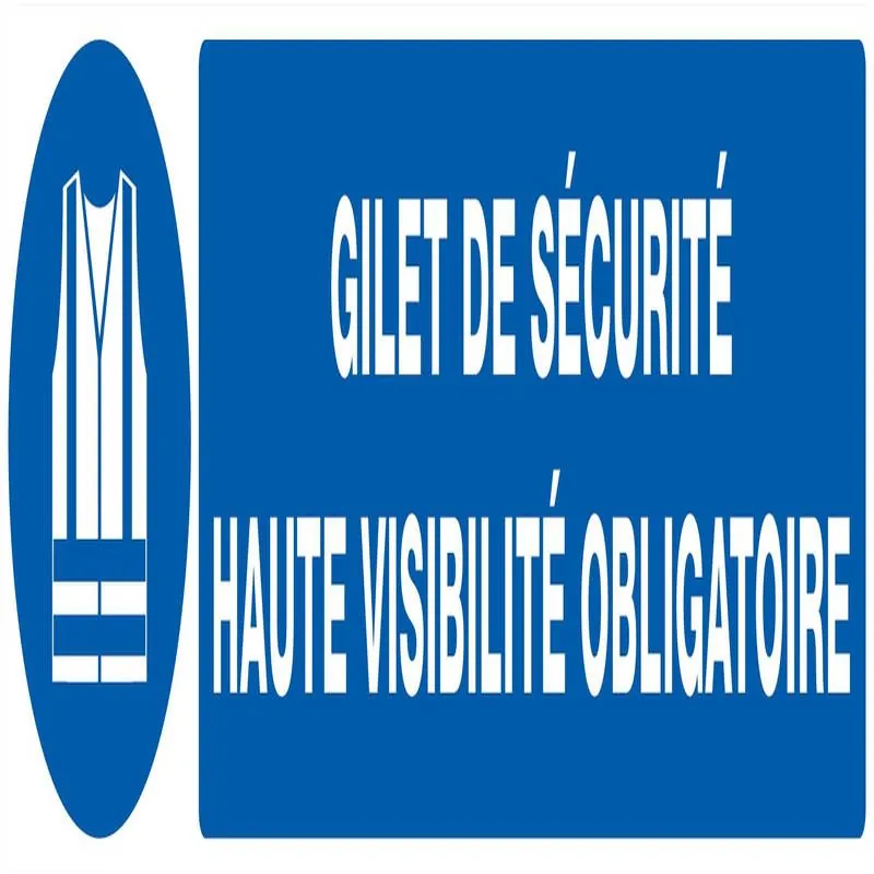 Panneau GILET DE SECURITE HAUTE VISIBI Taliaplast 725513