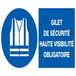 Panneau PORT GILET SECU. OBLIG 330x200 Taliaplast 721513