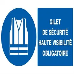 Panneau PORT GILET SECU. OBLIG 330x200 Taliaplast 721513