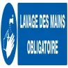 Panneau LAVAGE DES MAINS OBLIGATOIRE N Taliaplast 720520