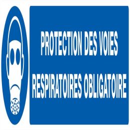 Panneau PROTEC.VOIES RESPIRAT.OBLIGAT. Taliaplast 725510