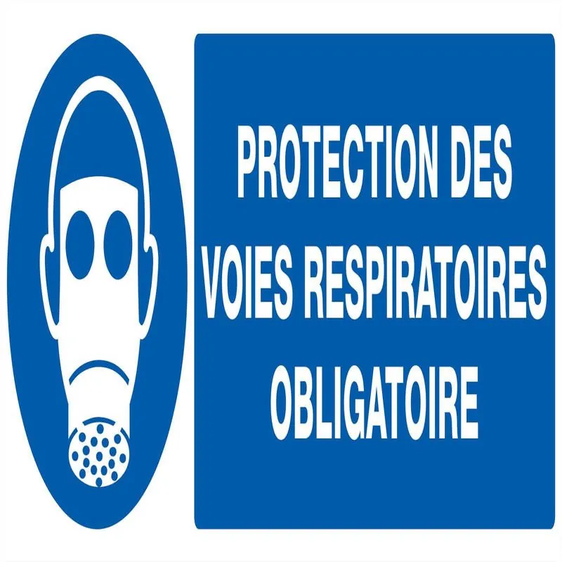 Panneau PROTECT.OBLIG. VOIES RESPIRAT. Taliaplast 726510