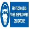 Panneau PROTECT.OBLIG. VOIES RESPIRAT. Taliaplast 726510