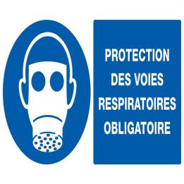 Panneau PROTEC.VOIES RESPIRAT.OBLIGAT. Taliaplast 721510