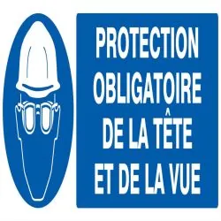 Panneau PROTECT.OBL. TETE/VUE NORMASIG Taliaplast 726504