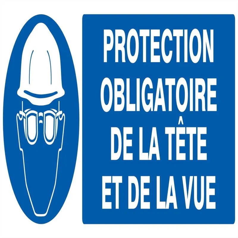 Panneau PROTECT.OBL. TETE/VUE NORMASIG Taliaplast 726504