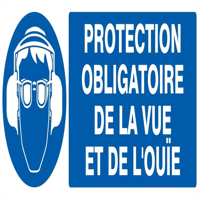 Panneau PROTECT.OBLIG. VUE ET OUIE NOR Taliaplast 726508