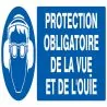 Panneau PROTECT.OBLIG. VUE ET OUIE NOR Taliaplast 726508