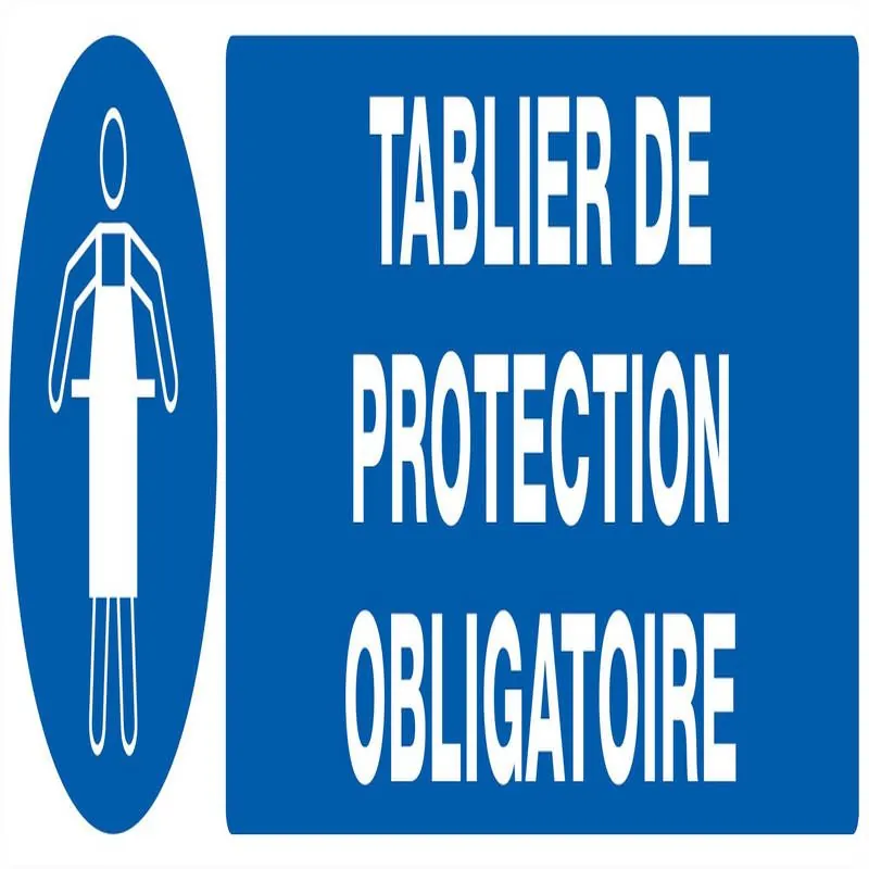 Panneau TABLIER DE PROTECTION OBLIGAT. Taliaplast 720521