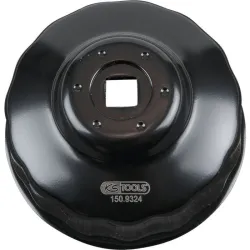 Cloche pour filtre à huile 3/8" . diamètre 74/76 mm KSTOOLS 150.9324 | 150.9324