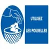 Panneau UTILISEZ LES POUBELLES 330x200 Taliaplast 721512