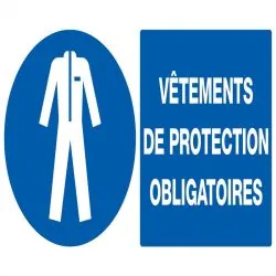 Panneau VETEMENTS DE PROTECT. OBLIGAT. Taliaplast 721519