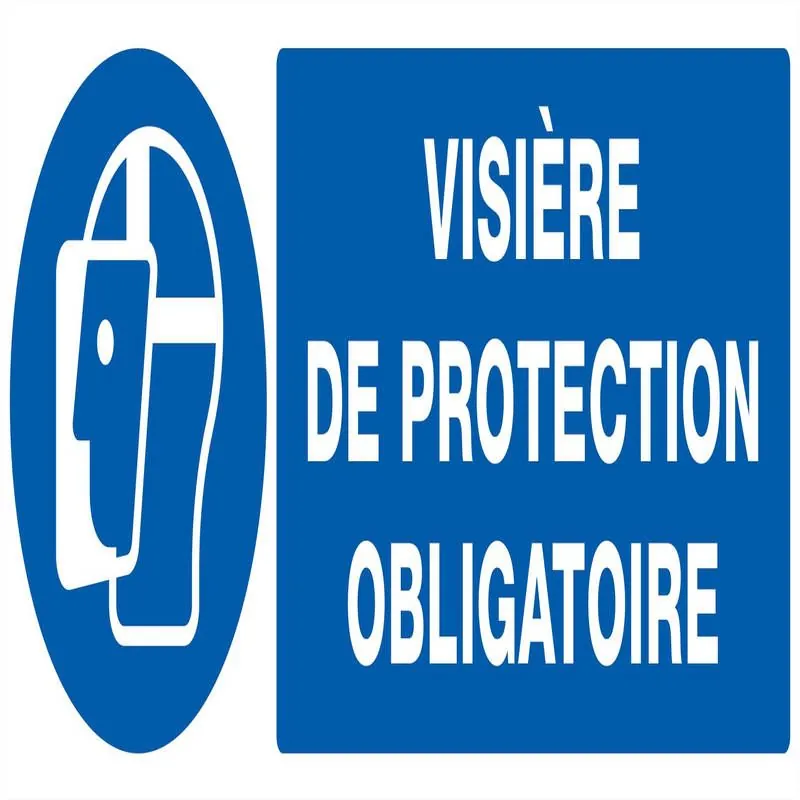 Panneau VISIERE DE PROTECTION OBLIGAT. Taliaplast 726514