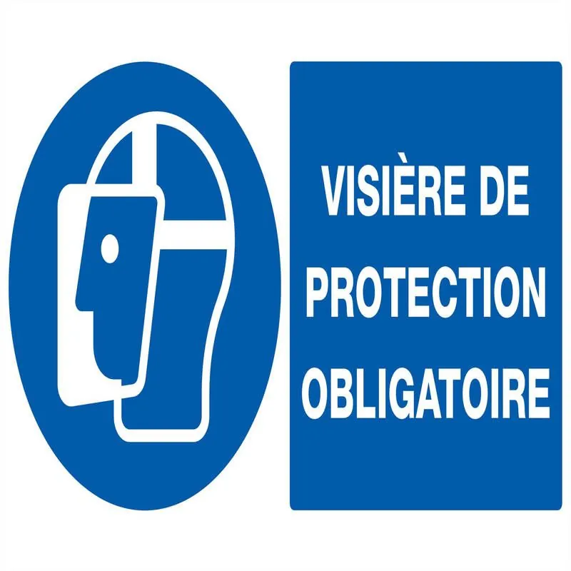 Panneau VISIERE DE PROTECTION OBLIGAT. Taliaplast 721514