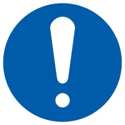 Panneau ! OBLIGATION SIGNAL GENERAL NO Taliaplast 727529