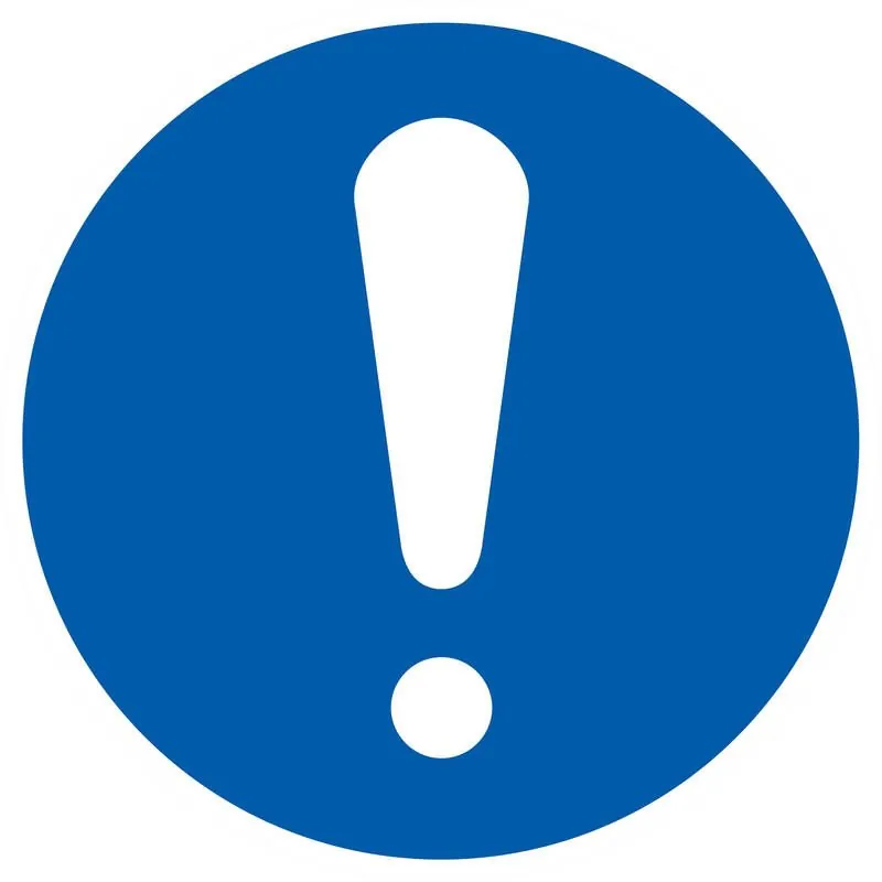 Panneau ! OBLIGATION SIGNAL GENERAL NO Taliaplast 727529