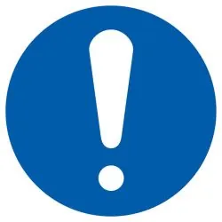 Panneau OBLIGATION, SIGNAL GENERAL D.3 Taliaplast 722526