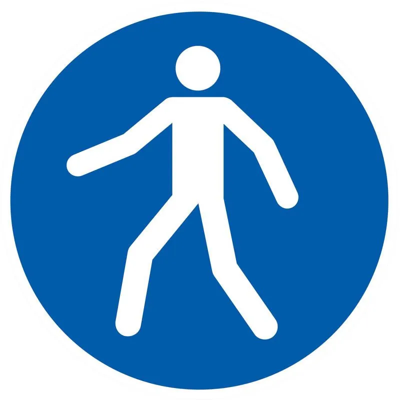 Panneau UTILISER LE PASSAGE NORMASIGN Taliaplast 724525