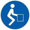 Panneau BONNE POSITION P/SOULEVER NORM Taliaplast 722558