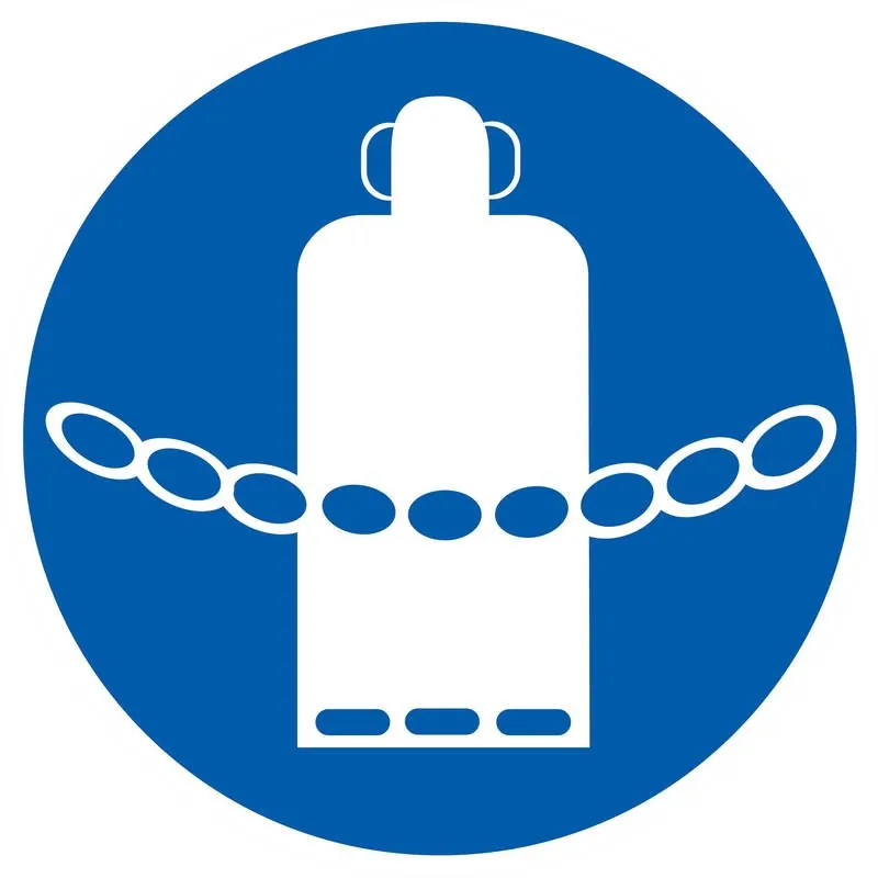 Panneau CHAINES BOUT. DE GAZ OBLIG. NO Taliaplast 722563