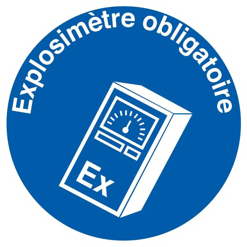 Panneau EXPLOSIMETRE OBLIGATOIRE NORMA Taliaplast 727571