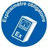 Panneau EXPLOSIMETRE OBLIGATOIRE NORMA Taliaplast 722571