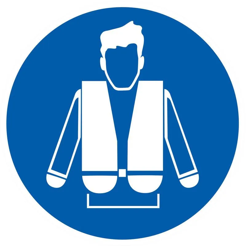 Panneau GILET SAUVET. OBLIGATOIRE NORM Taliaplast 724552