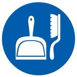 Panneau POSTE TRAVAIL RANGE OBLIGAT. N Taliaplast 727557