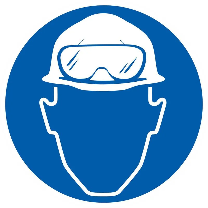 Panneau PROTECTION OBLIGATOIRE TETE/VU Taliaplast 722545