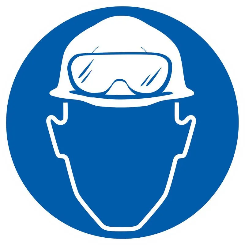 Panneau PROTECTION OBLIGATOIRE TETE/VU Taliaplast 723545