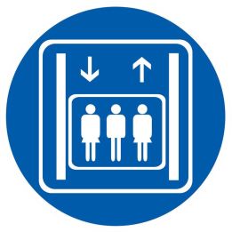 Panneau TRANSPORT DE PERSONNES EXCLUSI Taliaplast 724570