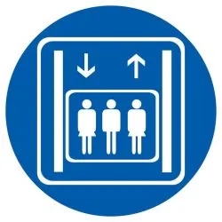 Panneau TRANSPORT DE PERSONNES EXCLUSI Taliaplast 722570