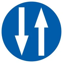 Panneau CIRCULATION A DOUBLE SENS D.30 Taliaplast 722584
