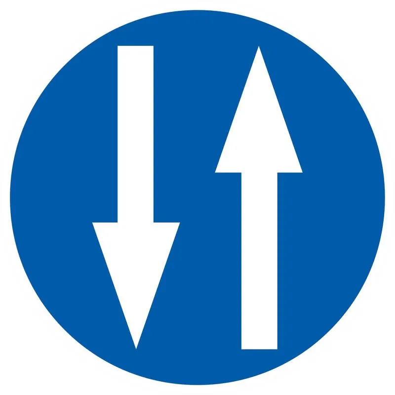 Panneau CIRCULATION A DOUBLE SENS D.30 Taliaplast 722584