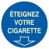 Panneau ETEIGNEZ VOTRE CIGARETTE D.80 Taliaplast 724501
