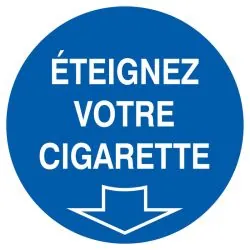 Panneau ETEIGNEZ VOTRE CIGARETTE D.300 Taliaplast 722518