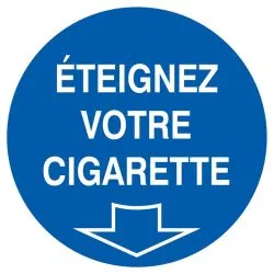 Panneau ETEIGNEZ VOTRE CIGARETTE D.420 Taliaplast 723516