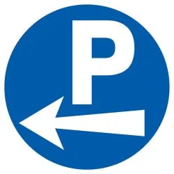 Panneau PARKING A GAUCHE NORMASIGN ADH Taliaplast 723520