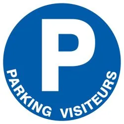 Panneau PARKING VISITEURS NORMASIGN AD Taliaplast 723519