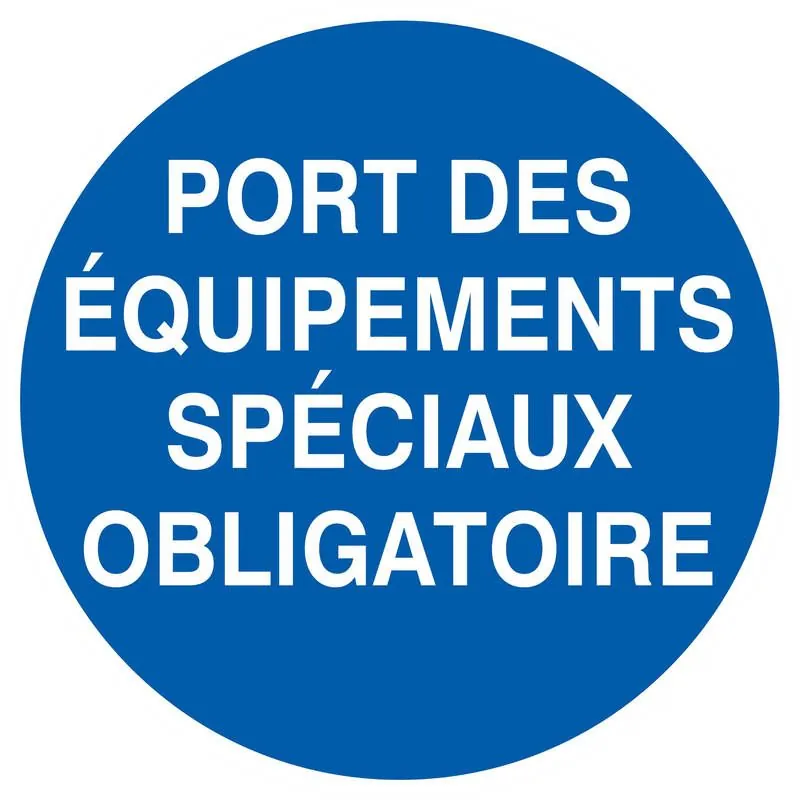 Panneau PORT EQUIP.SPEC.OBLIG. D.420 N Taliaplast 723529