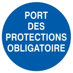 Panneau PORT PROTECTION OBLIGATOIRE NO Taliaplast 724533